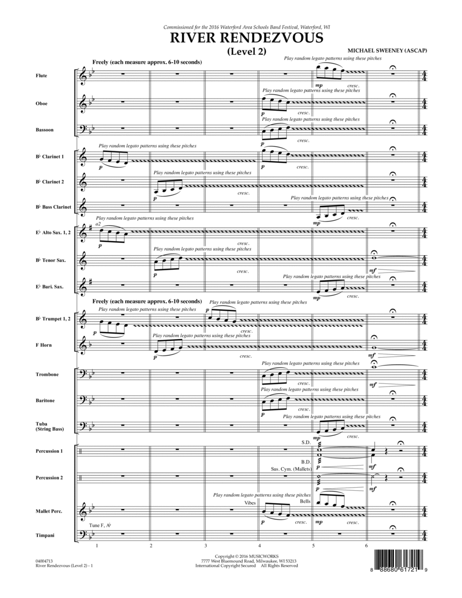 River Rendezvous - Full Score (Level 2) Score scores gallery preview page 1