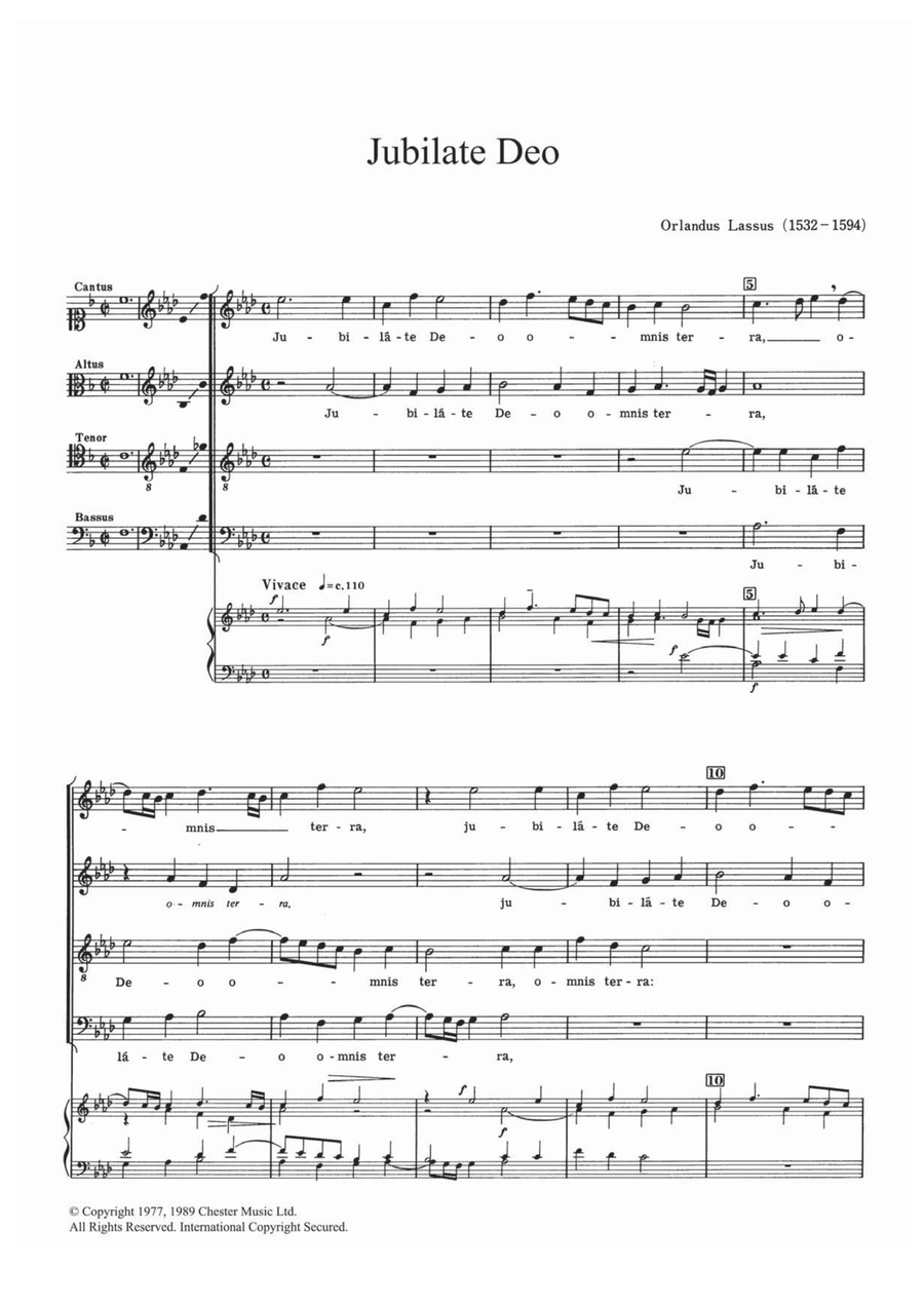 Jubilate Deo