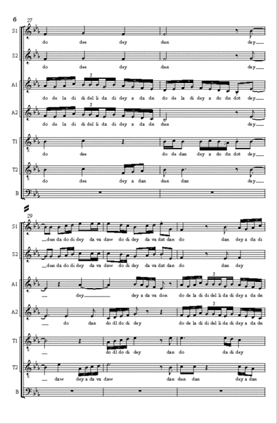 Nordic Polska (SATB) Nordic Polska (SATB) SSAATTBB scores gallery preview page 5