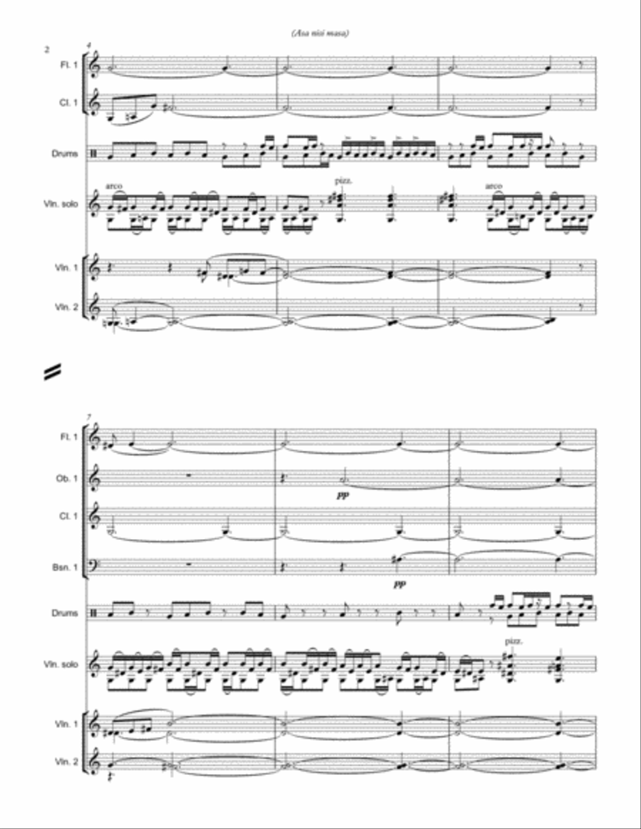 [Carlsen] Asa Nisi Masa Chamber Orchestra scores gallery preview page 4
