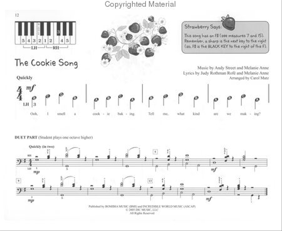 <br>Sheet music extract