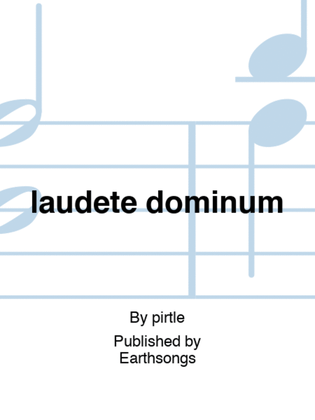 Book cover for laudete dominum