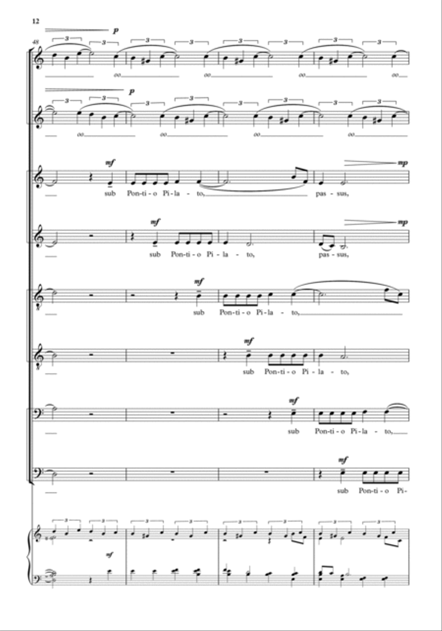 Crucifixus Reimagined Crucifixus Reimagined SSAATTBB scores gallery preview page 5