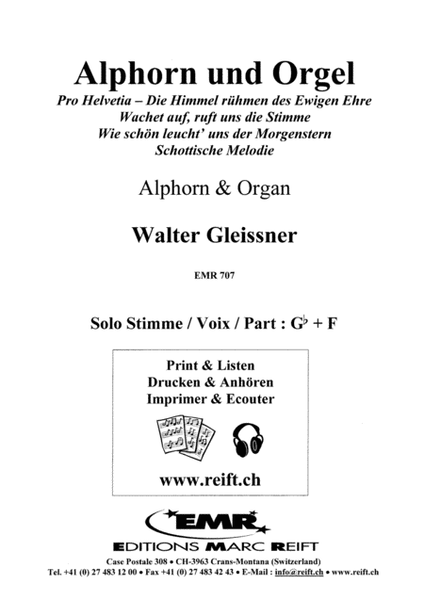 Alphorn und Orgel