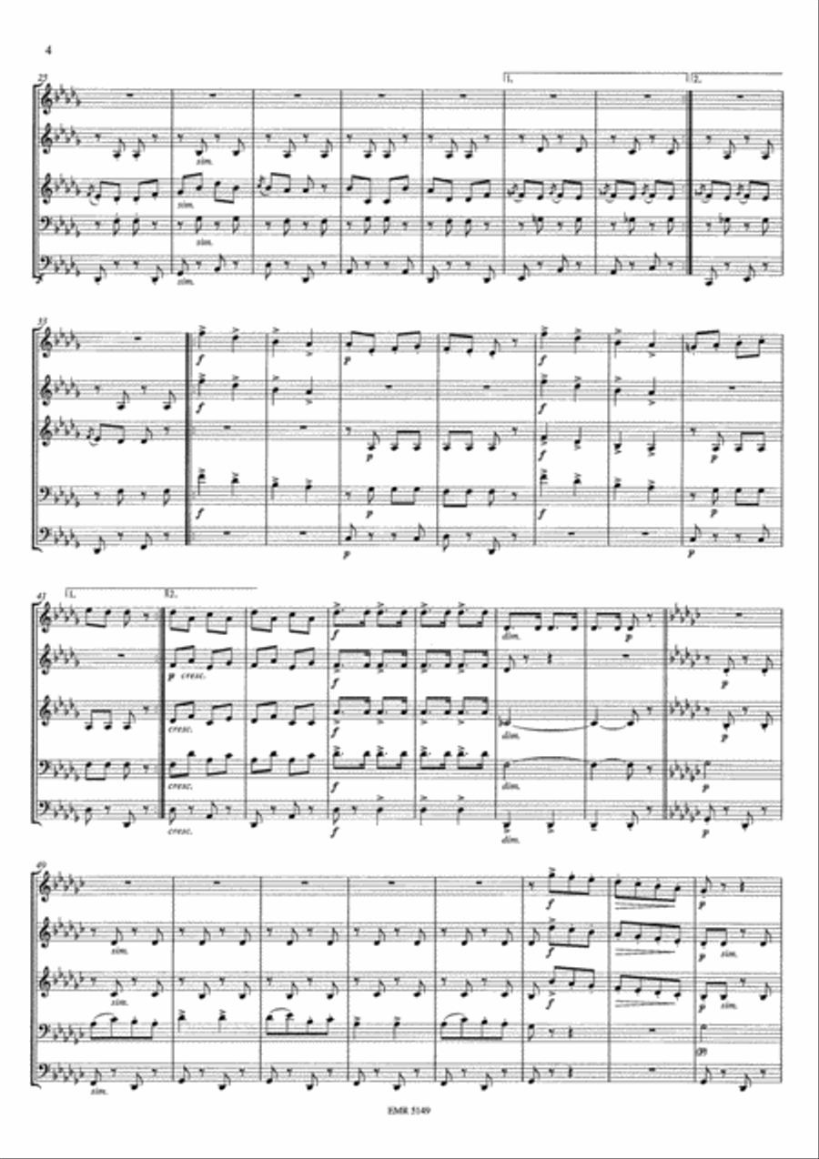 Cancan Brass Ensemble scores gallery preview page 4