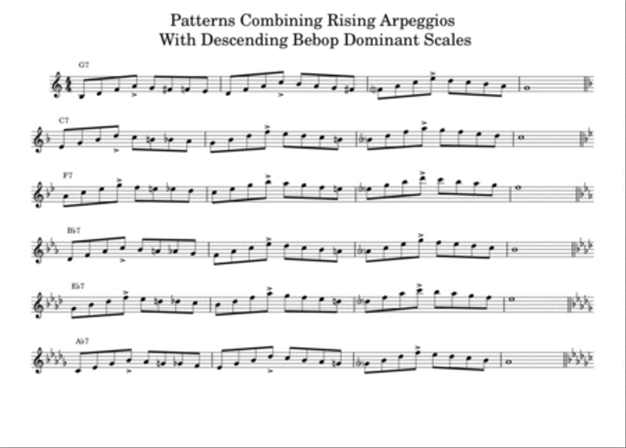 How To Play Bebop Jazz Piano Lesson 2 Worksheets Piano Method scores gallery preview page 4