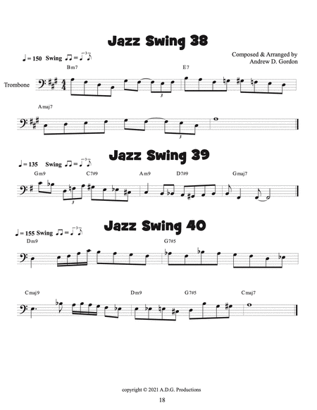 100 Ultimate Jazz Riffs for Trombone