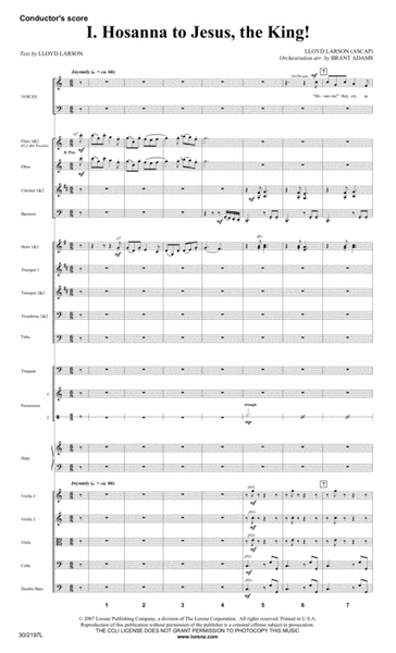 Palms, Passion and Alleluias - Orchestral Score/Parts