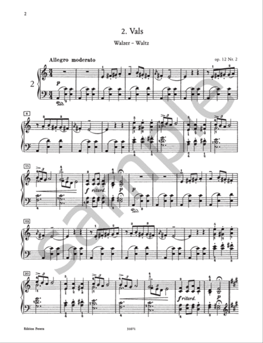 Piano Works -- Lyric Pieces Piano scores gallery preview page 6