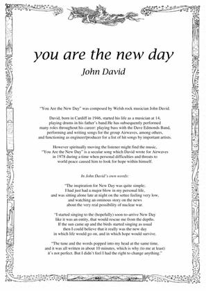 You Are The New Day