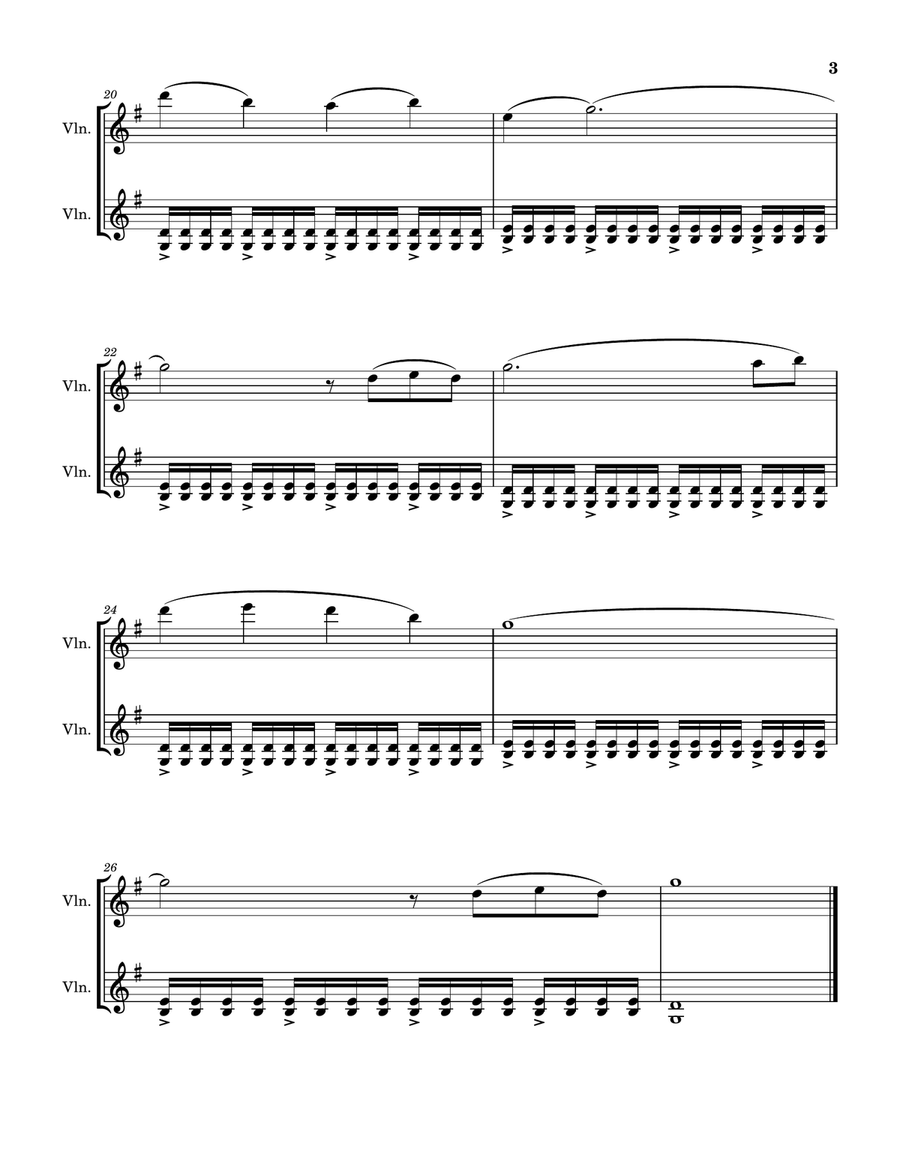 Bridgerton Main Title String Duet scores gallery preview page 5
