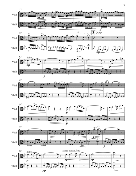 Polonaise de Concert - Paul Rougnon - for 2 Violas Duet image number null