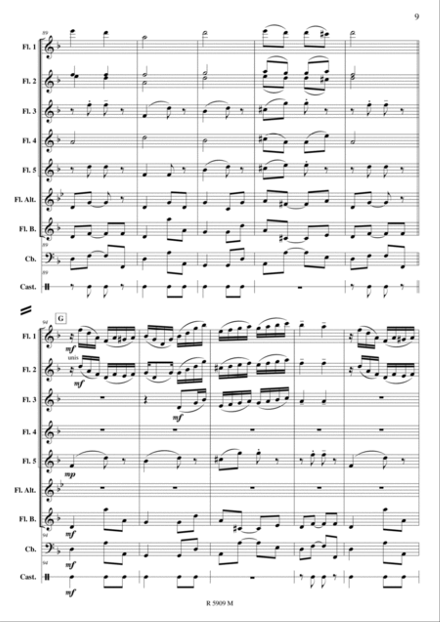 Fiesta de amigos Fiesta de amigos Flute scores gallery preview page 10