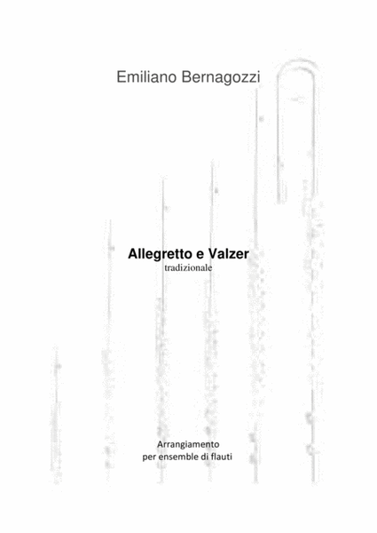 Allegretto e Valzer for Young Flute Ensemble image number null