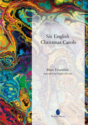 Book cover for Six English Christmas Carols