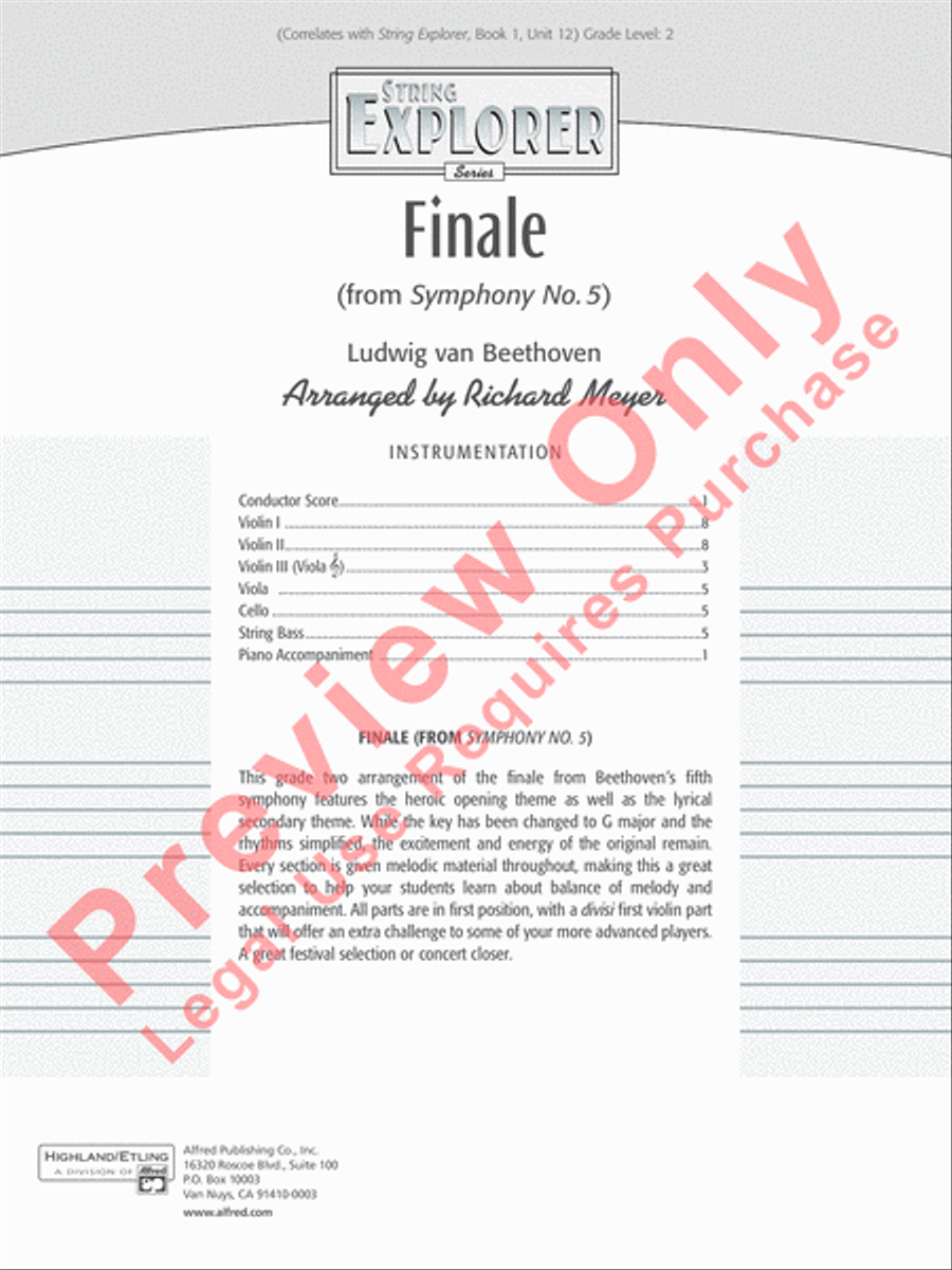 Finale String Orchestra scores gallery preview page 2