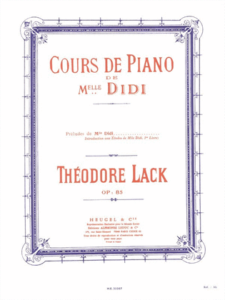 Lack Cours De Piano De Melle Didi Preludes Piano Book