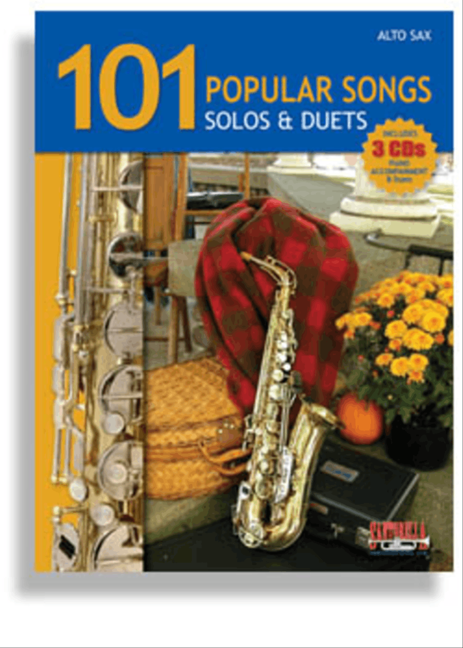 101 Popular Songs for Alto Sax * Solos and Duets * with 3 CDs Woodwind Duet scores gallery preview page 1