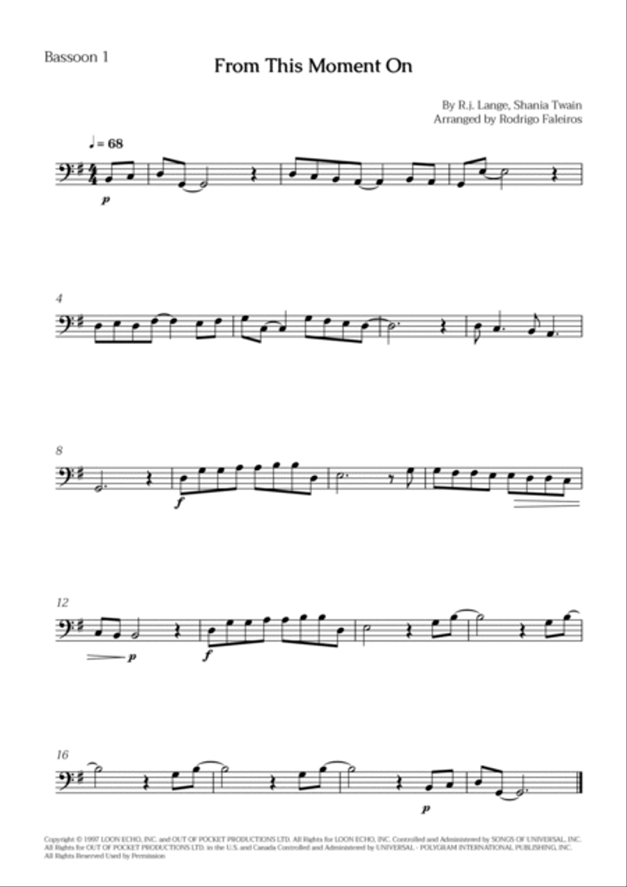 From This Moment On Woodwind Duet scores gallery preview page 2