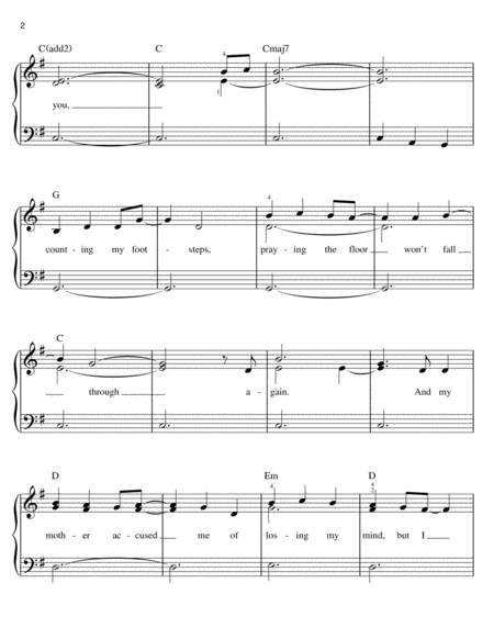 Dear John by Taylor Swift - Easy Piano - Digital Sheet Music | Sheet Music  Plus