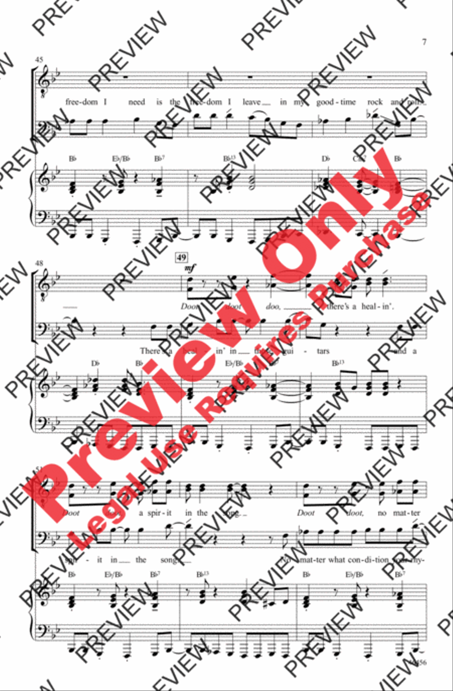 The Doctor Men's Choir scores gallery preview page 7