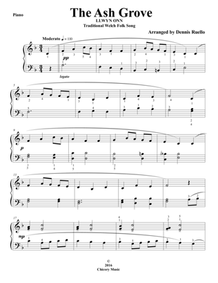 The Ash Grove - Piano Solo - Early Intermediate