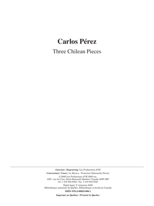 Book cover for Three Chilean Pieces