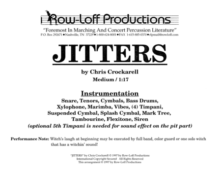 Jitters w/Tutor Tracks