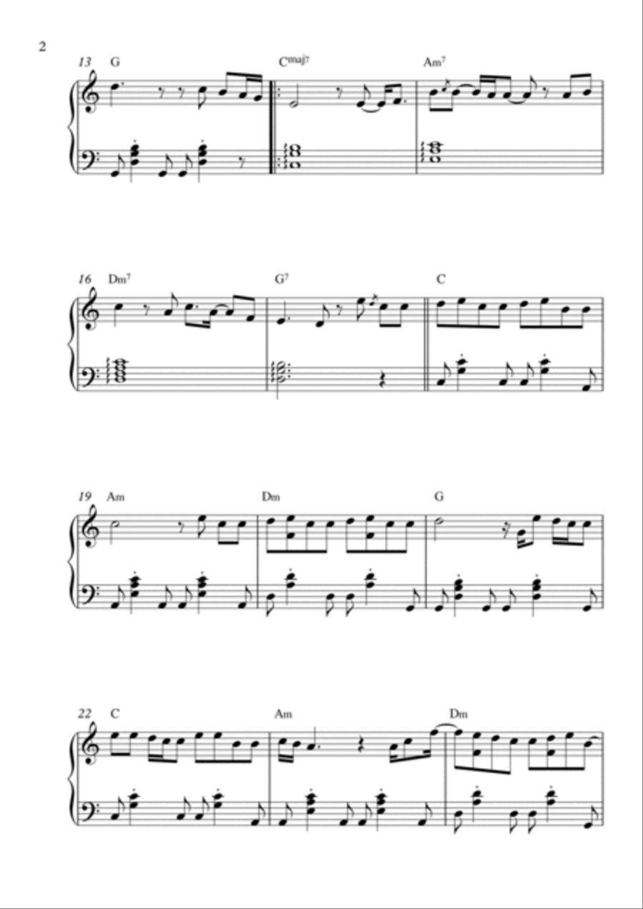 At My Worst Piano Solo scores gallery preview page 2