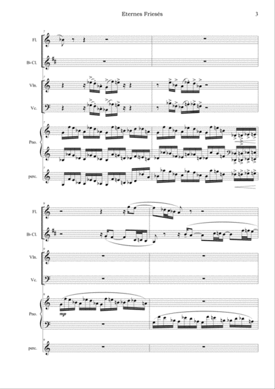 Eternes Friesés Chamber Orchestra scores gallery preview page 4
