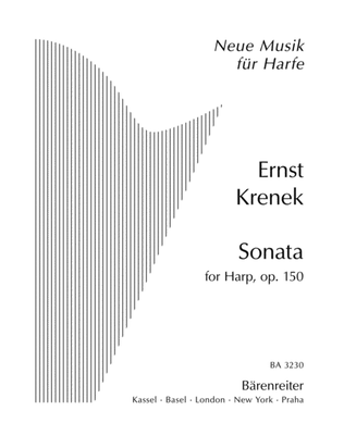 Book cover for Sonata for Harp - Harfensonate, Op. 150