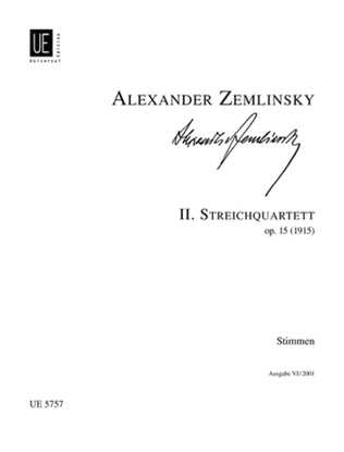 Book cover for String Quartet No. 2 Op. 15