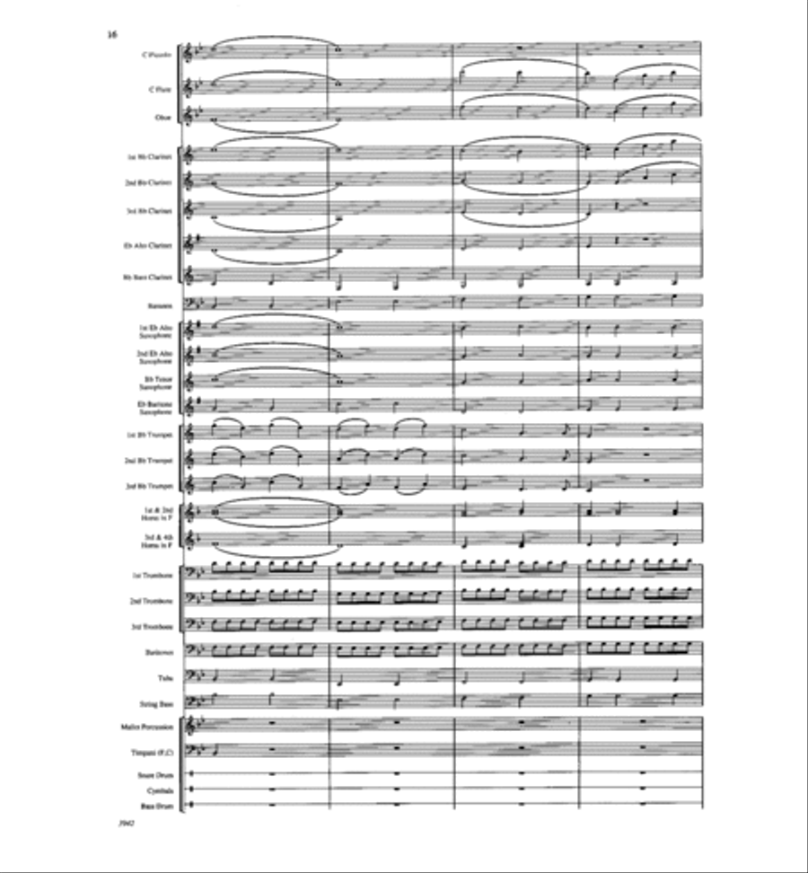The Magic of Mozart Concert Band scores gallery preview page 16