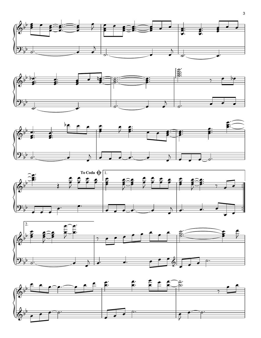 Nice To Meet You Piano Solo scores gallery preview page 3