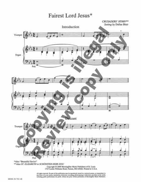 Hymn Introductions and Descants for Trumpet and Organ, Set 2