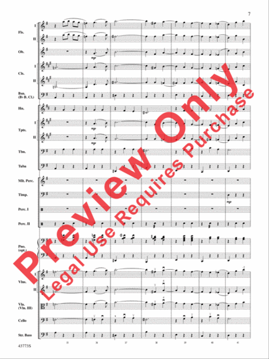 The Beautiful Galatea Full Orchestra scores gallery preview page 8