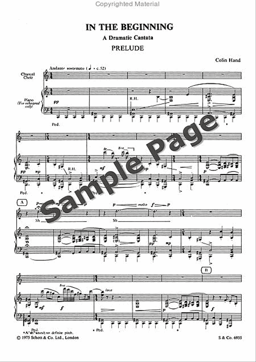 In the Beginning In the Beginning Voice scores gallery preview page 6