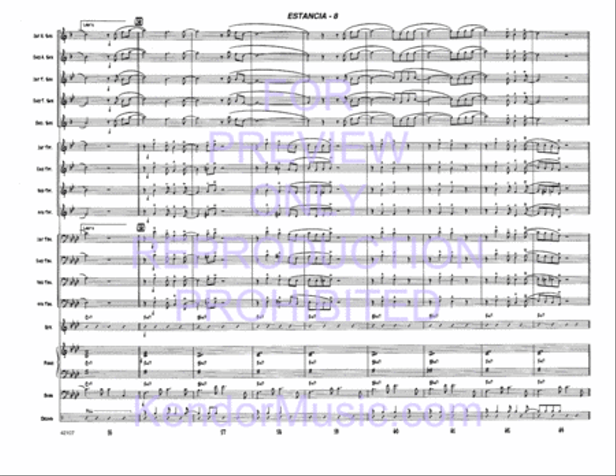 Estancia Estancia Jazz Ensemble scores gallery preview page 10