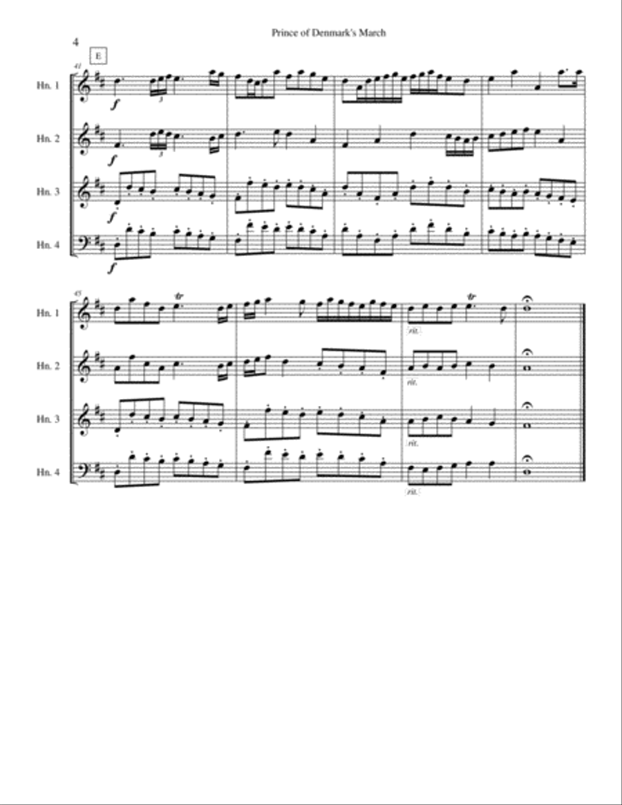 A Baroque Wedding Brass Ensemble scores gallery preview page 6