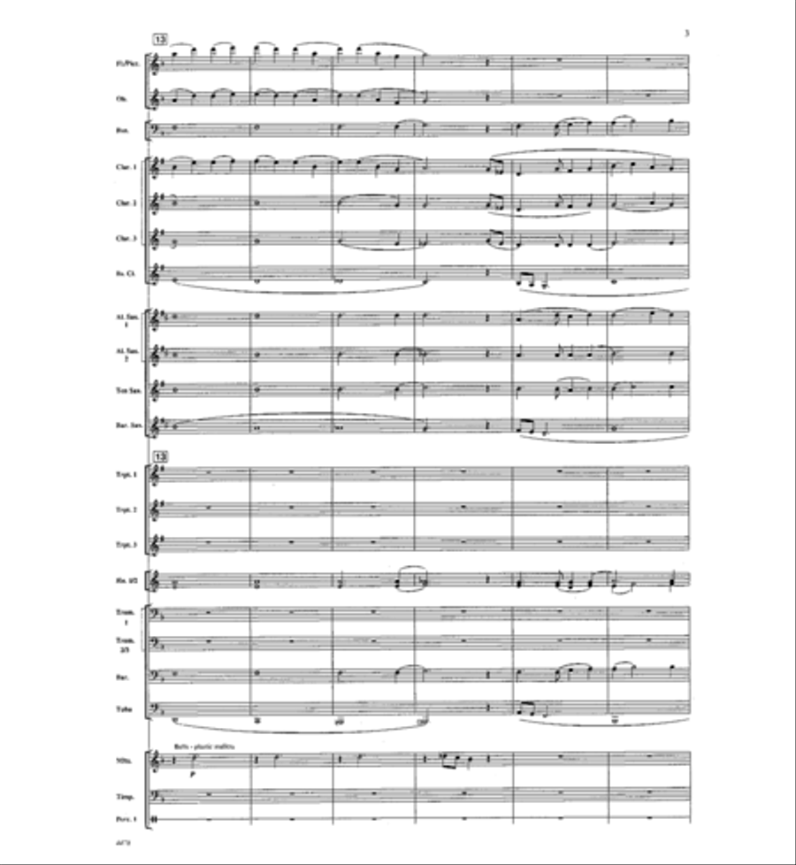 How Firm Thy Friendship Concert Band scores gallery preview page 6