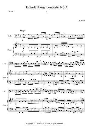 Book cover for Brandenburg Concerto No. 3 in G Major (BWV 1048)