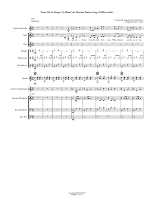 Home On the Range/My Home's in Montana Partner Song (Orff Ensemble)