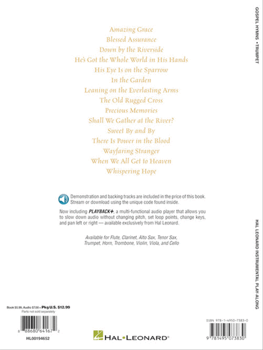 Gospel Hymns for Trumpet Flute Solo scores gallery preview page 5