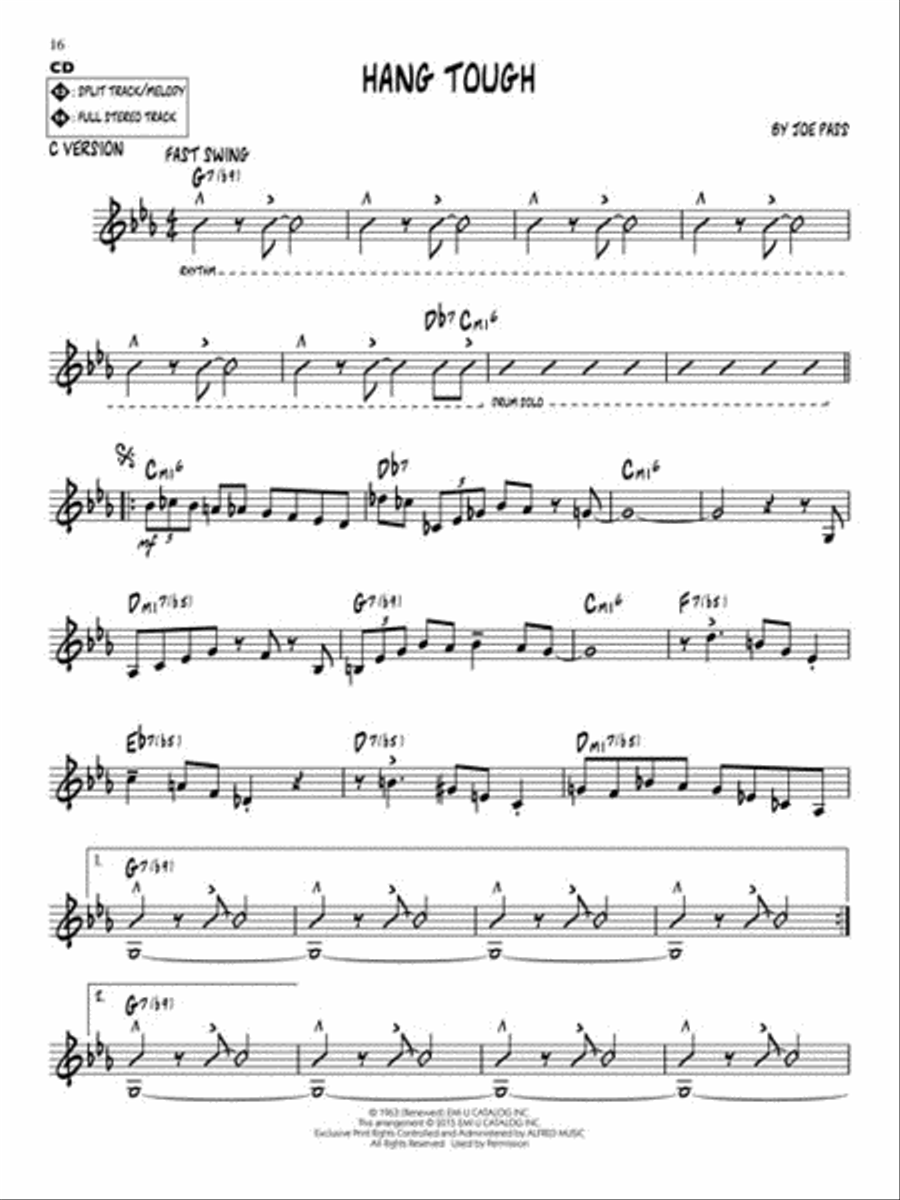 Joe Pass C Instrument scores gallery preview page 5