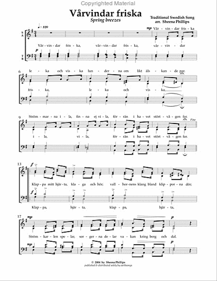 varvindar friska varvindar friska 4-Part scores gallery preview page 2