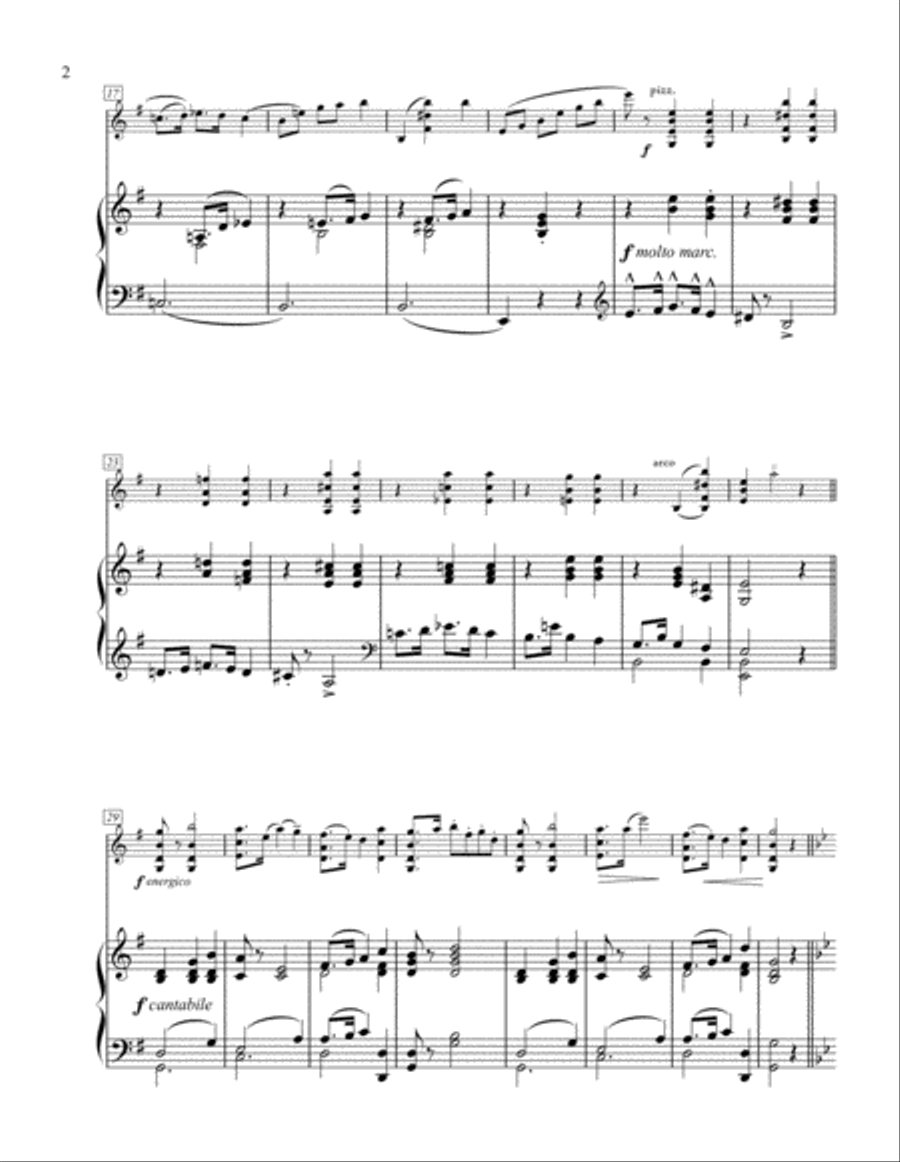 Souvenir de Wieniawski No. 1 for Violin and Piano Violin Solo scores gallery preview page 4