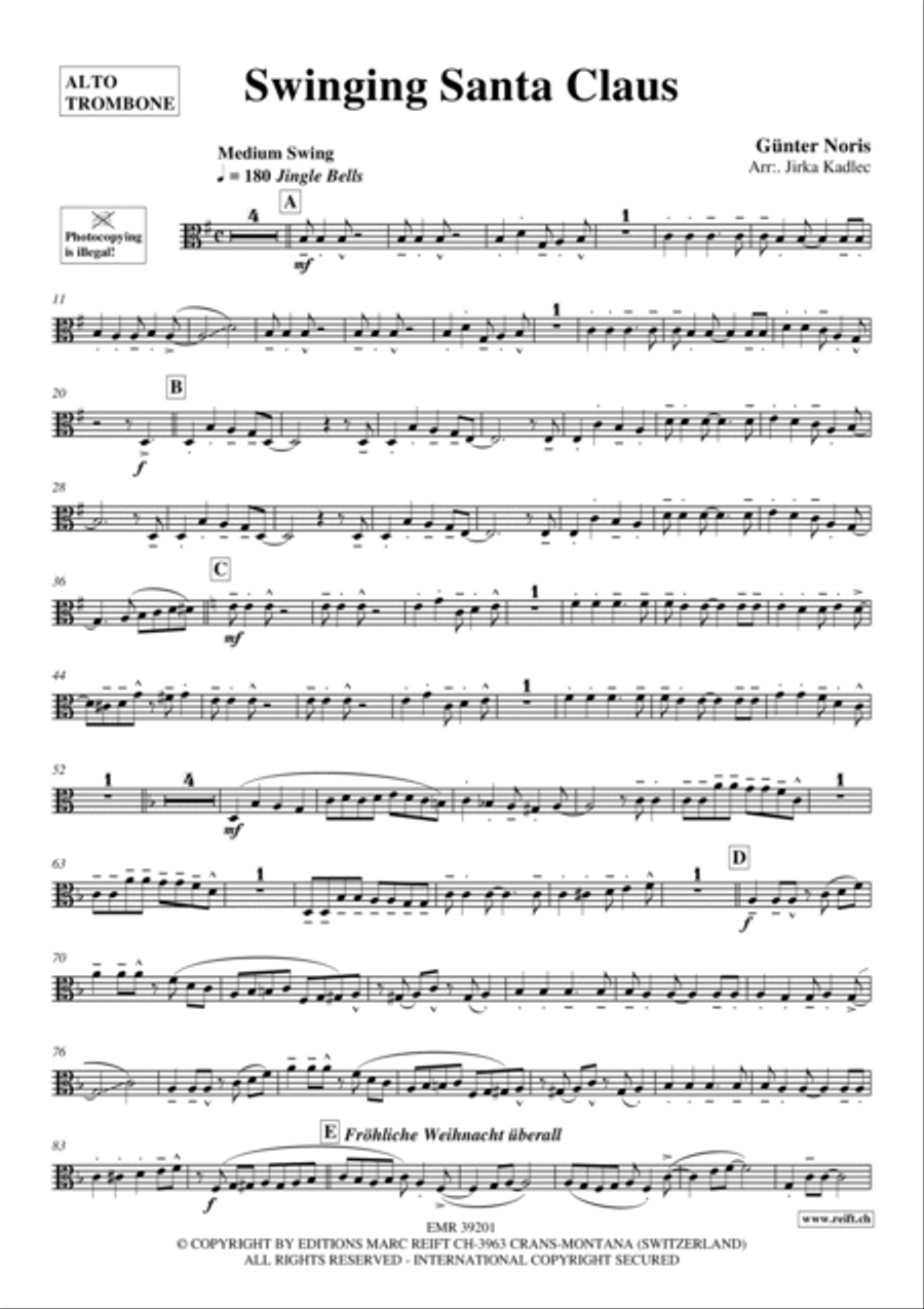 Swinging Santa Claus Swinging Santa Claus Piano Accompaniment scores gallery preview page 2