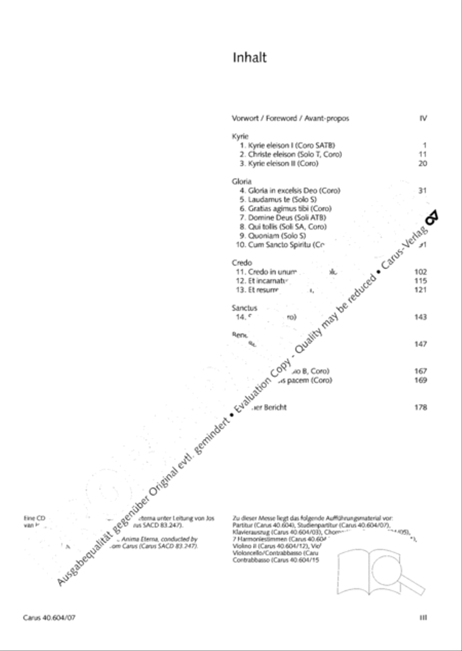 Grosse Mariazeller Messe in C 4-Part scores gallery preview page 4
