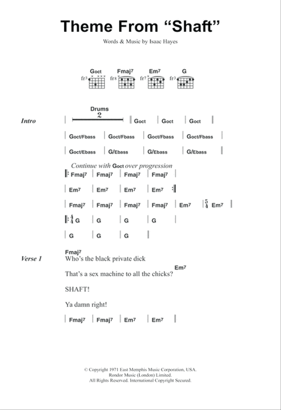 Theme From Shaft