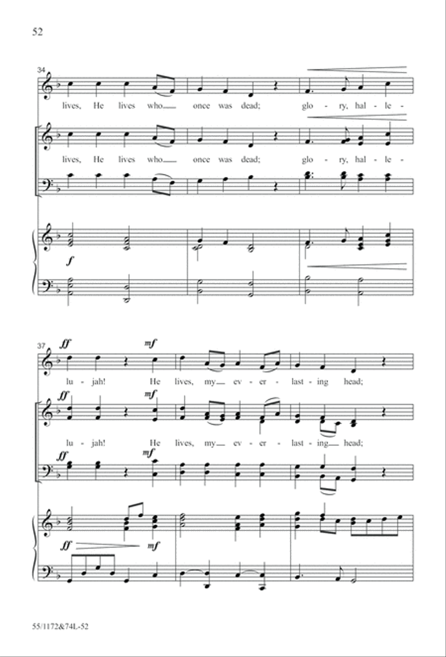 The Easter Story The Easter Story 4-Part scores gallery preview page 53